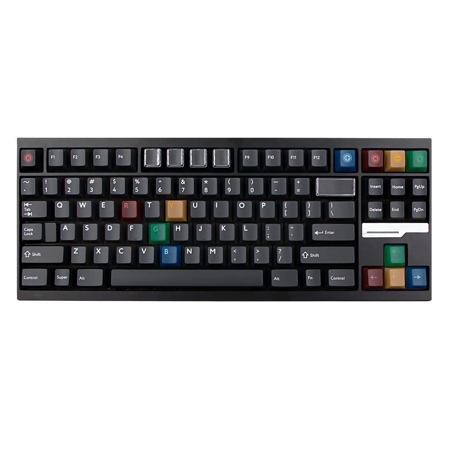 JSJT Cherry Profile Keycaps, 170 Keys Red Bean Theme PC Translucent Keycaps, 3 Colors Custom Keycap Suitable for Cherry Mx Switch Mechanical Keyboards (Key Caps Only)
