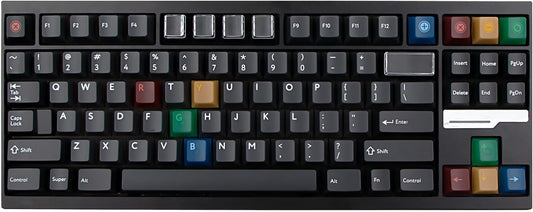 JSJT PC Black-Lights Theme Translucent Keycaps,165 Keys Dark Gray Color Cherry Profile Keycap Suitable for Cherry Mx Switch Mechanical Keyboards(Key Caps Only)